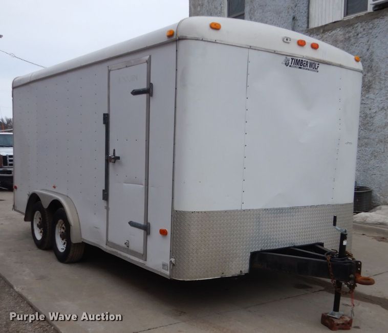 image for item FU9168 2000 Timberwolf enclosed cargo trailer