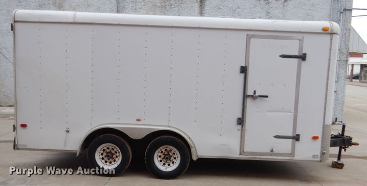 image for item FU9168 2000 Timberwolf enclosed cargo trailer