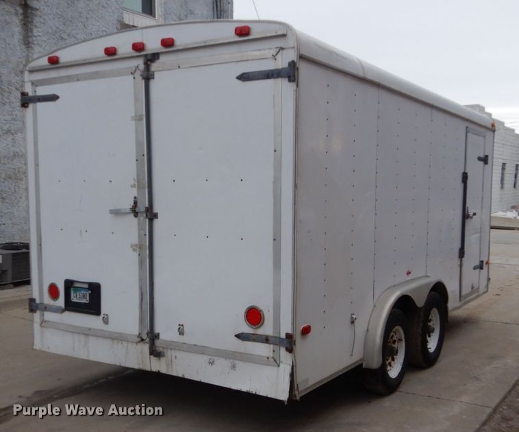 image for item FU9168 2000 Timberwolf enclosed cargo trailer
