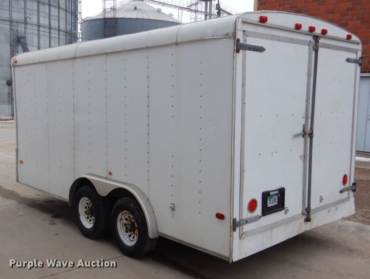 image for item FU9168 2000 Timberwolf enclosed cargo trailer