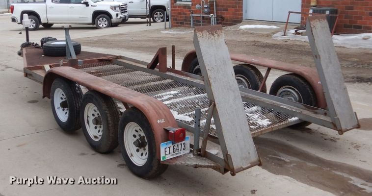 image for item FU9171 1987 Glen UT9500 equipment trailer