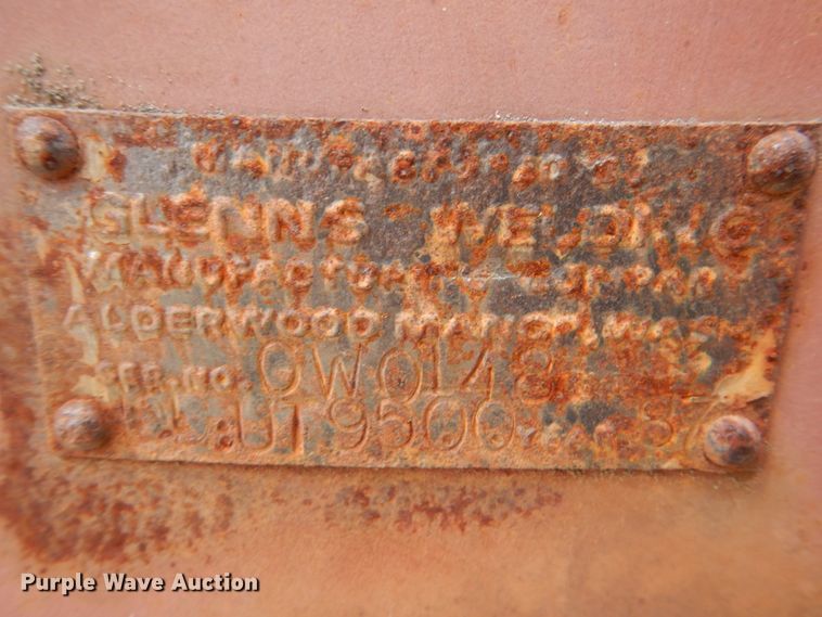 image for item FU9171 1987 Glen UT9500 equipment trailer