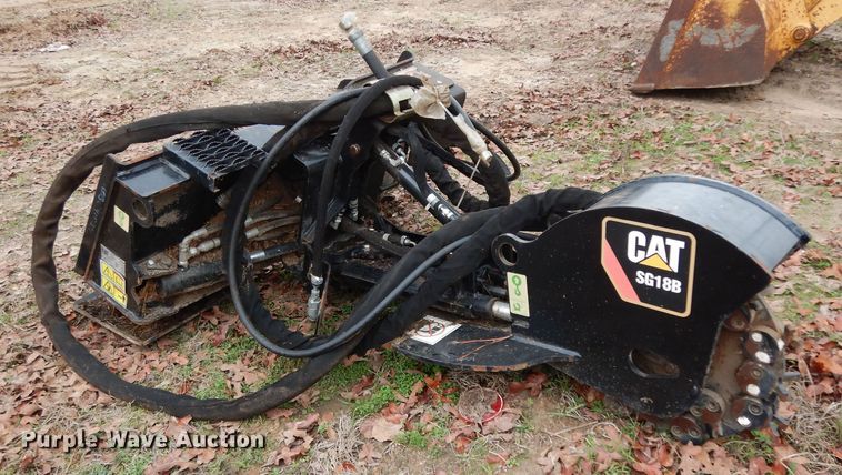 image for item FU9749 Caterpillar SG18B skid steer stump grinder