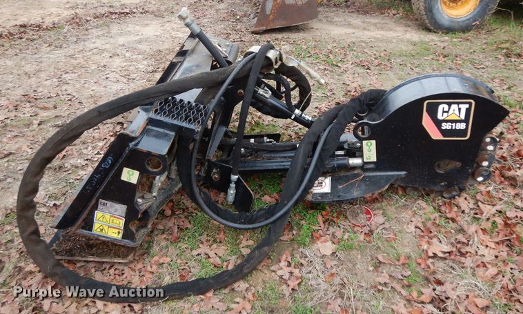 image for item FU9749 Caterpillar SG18B skid steer stump grinder