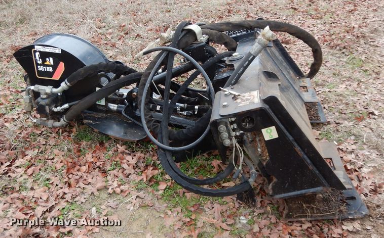 image for item FU9749 Caterpillar SG18B skid steer stump grinder