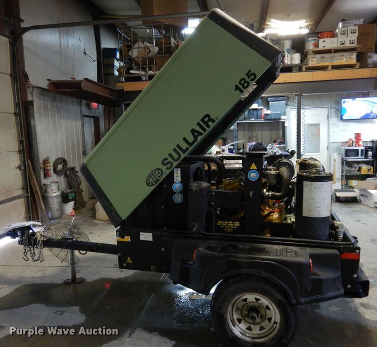 image for item FY9343 2015 Sullair 185 air compressor