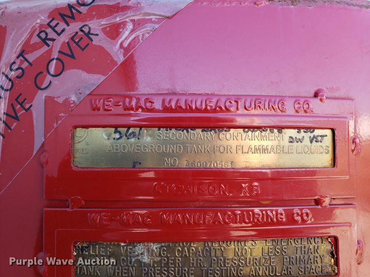 image for item GA9481 We-Mac bulk oil tank