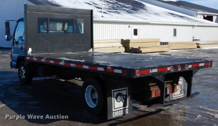 image for item GB9755 2003 Isuzu NPR dump flatbed truck