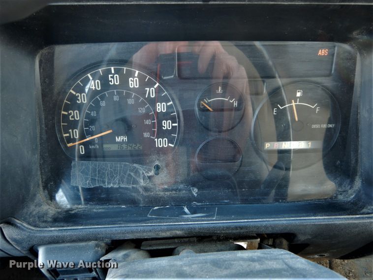 image for item GB9755 2003 Isuzu NPR dump flatbed truck