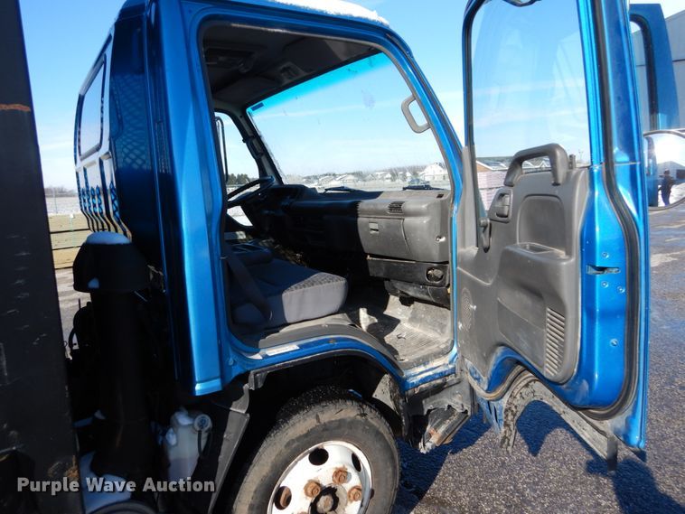 image for item GB9755 2003 Isuzu NPR dump flatbed truck