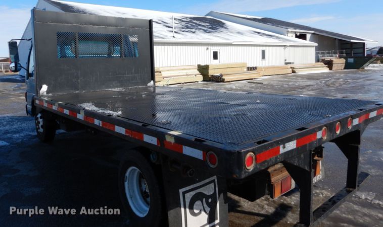 image for item GB9755 2003 Isuzu NPR dump flatbed truck