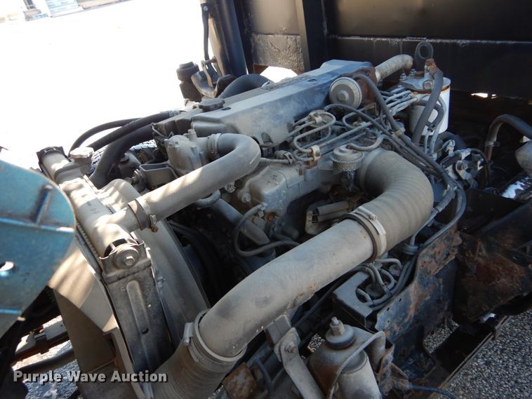 image for item GB9755 2003 Isuzu NPR dump flatbed truck