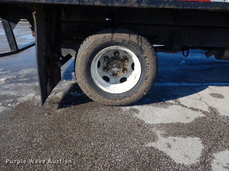 image for item GB9755 2003 Isuzu NPR dump flatbed truck