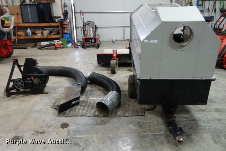 image for item GB9759 Tractor Vac 854 leaf collector dump wagon