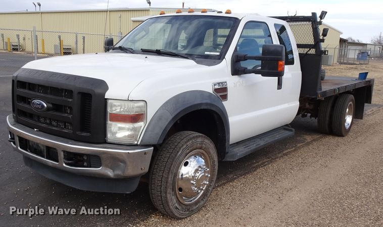 image for item GC9170 2010 Ford F550 SuperCab flatbed truck