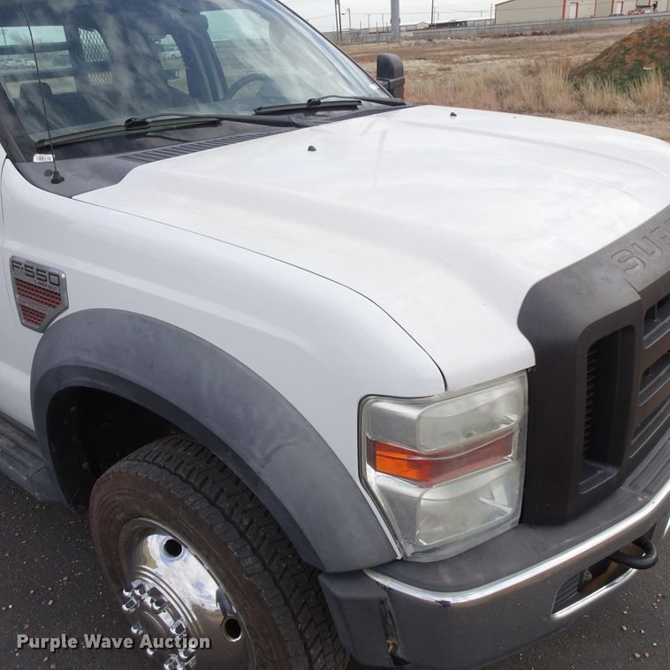 image for item GC9170 2010 Ford F550 SuperCab flatbed truck