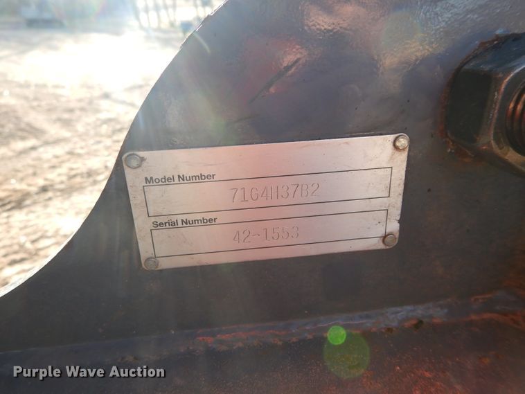 image for item GE9163 2018 Loftness G4 skid steer mulcher