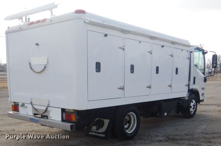 image for item GF9041 2012 Isuzu NPR refrigerated delivery truck