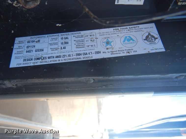 image for item GF9059 2005 Damon Tuscany RV