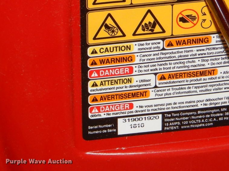 image for item GG9510 Craftsman 1810 snow blower