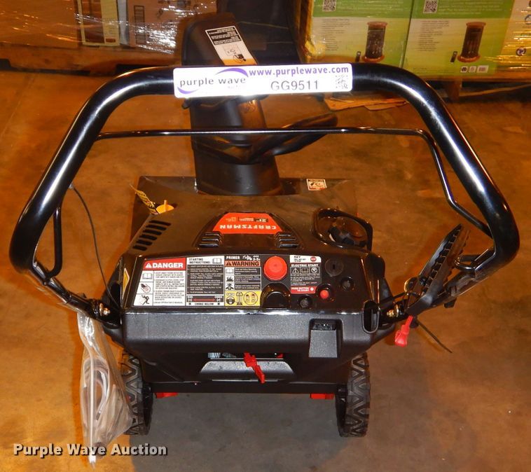 image for item GG9511 2018 Craftsman 31AS2S5D791 snow blower