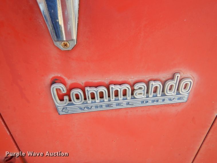 image for item GG9541 1972 Jeep Commando SUV