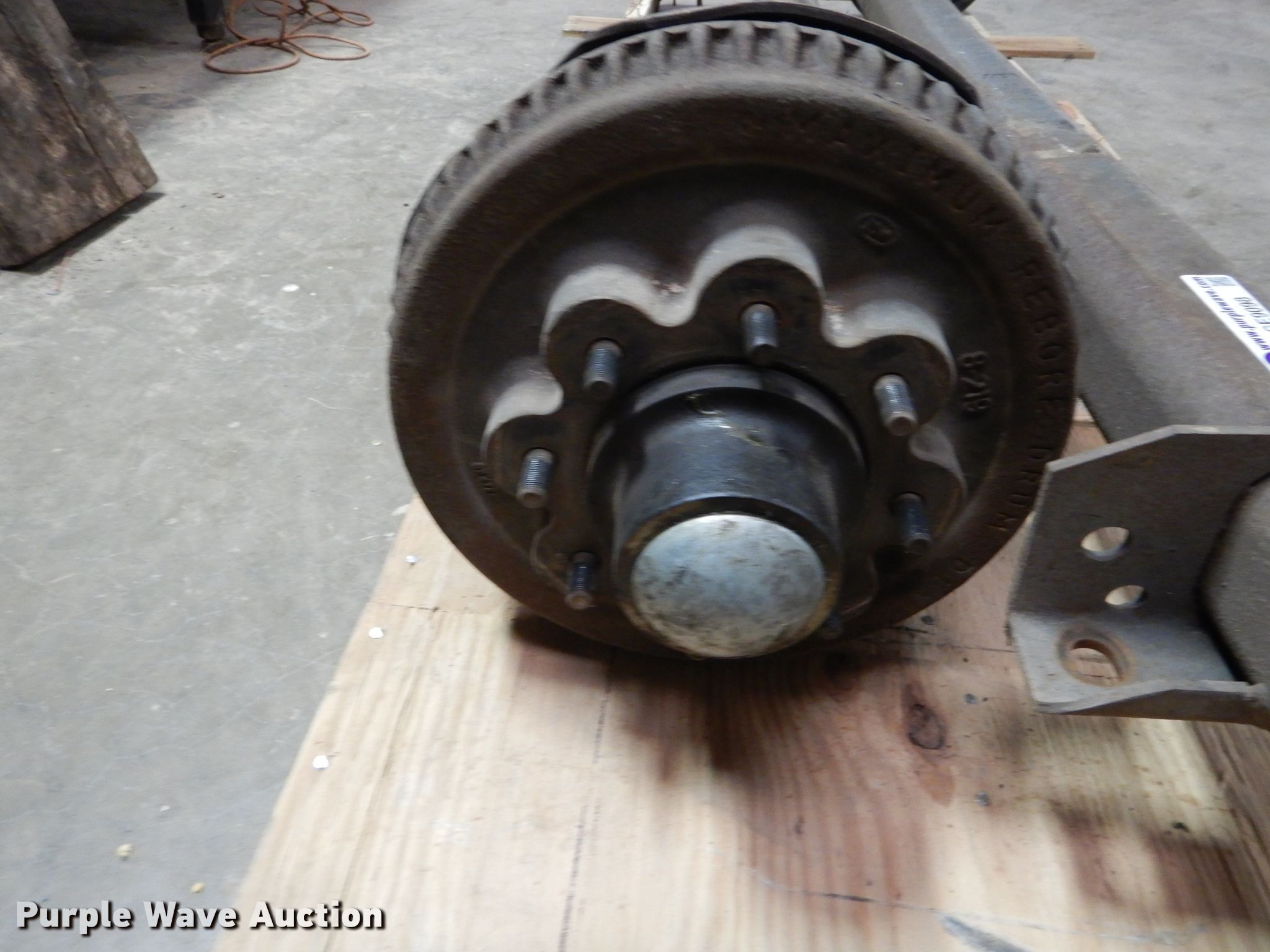 (2) Dexter axles in Ames, OK Item GE9098 sold Purple Wave