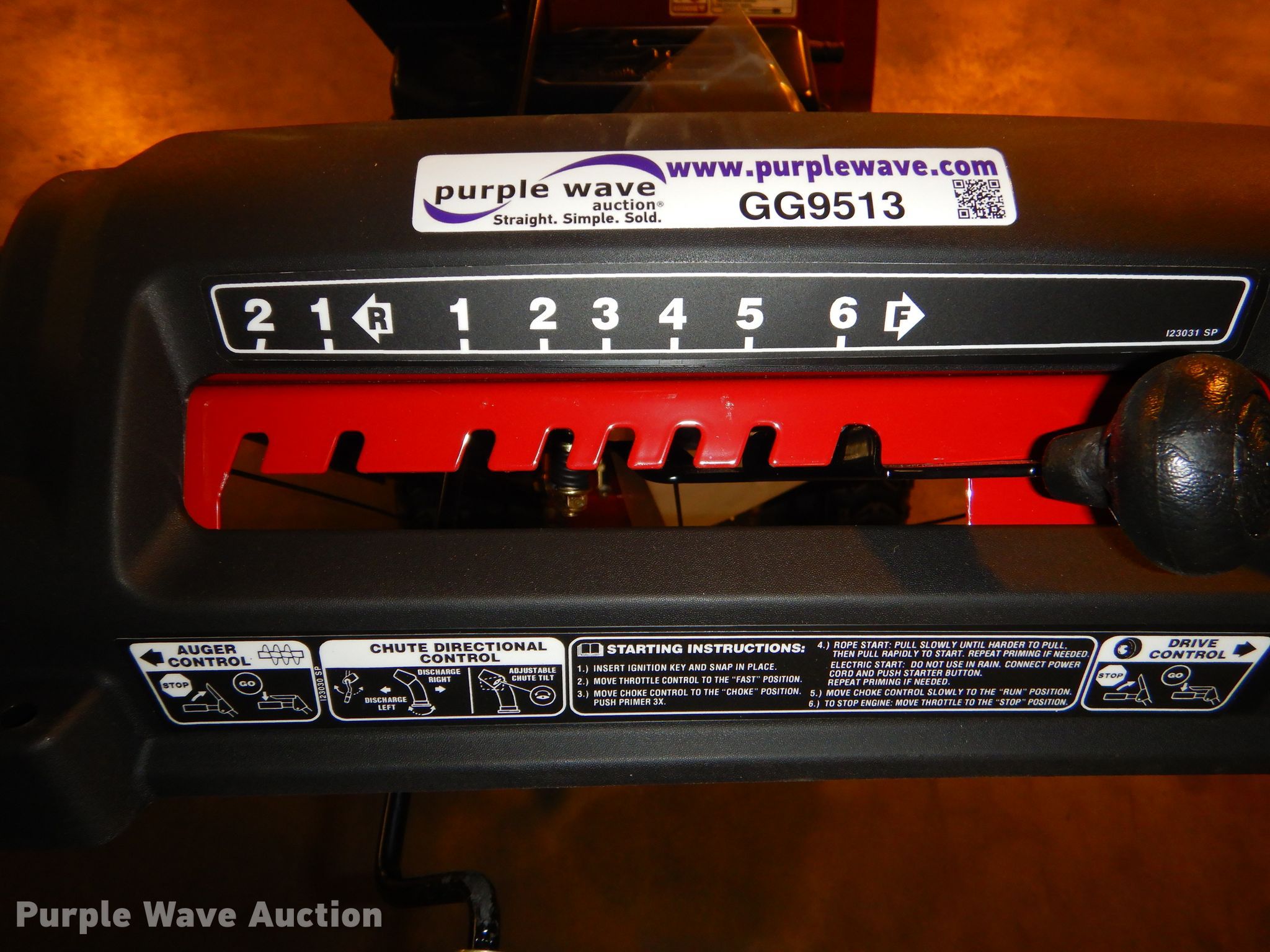 Craftsman 247.88790 snow blower in Carl Junction, MO Item GG9513 sold