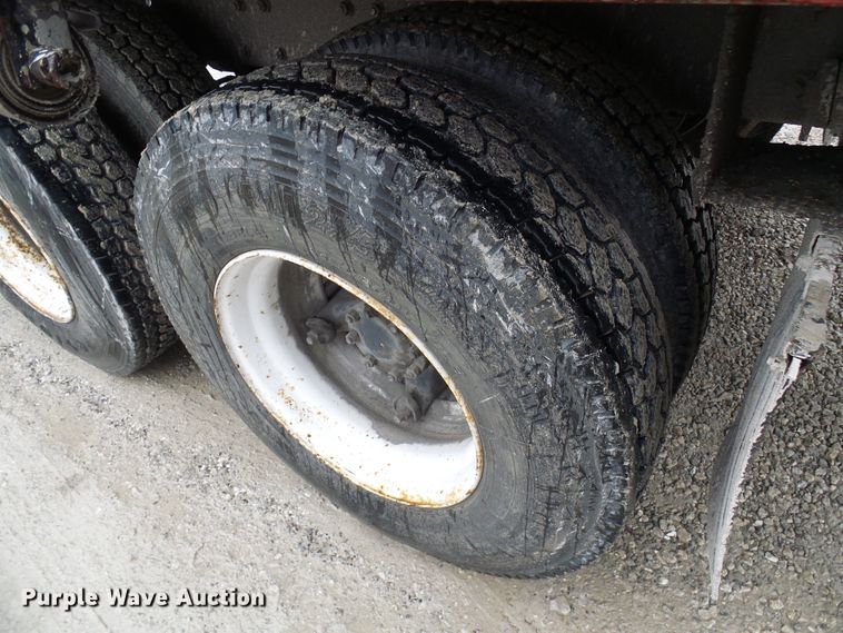 image for item DD1957 1989 Mack DM690S knuckle boom crane truck with grapple