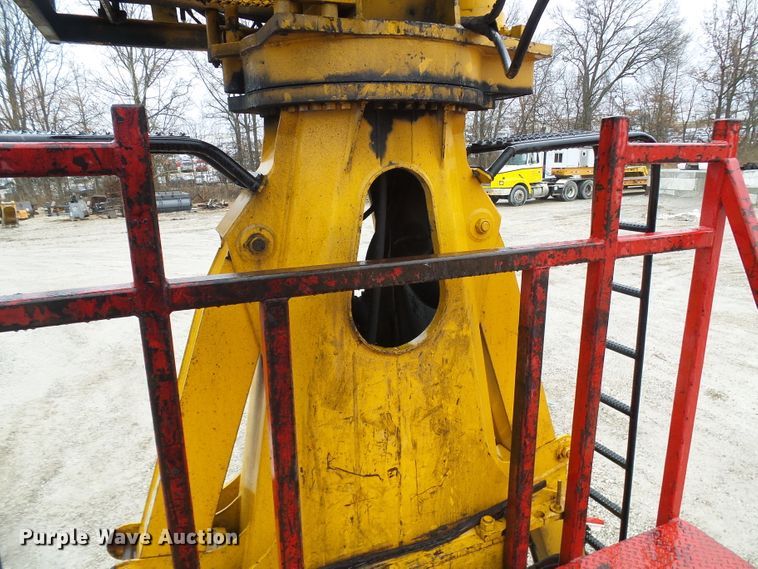 image for item DD1957 1989 Mack DM690S knuckle boom crane truck with grapple