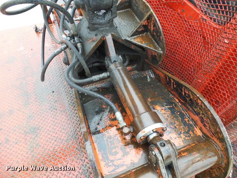 image for item DD1957 1989 Mack DM690S knuckle boom crane truck with grapple