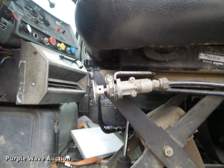 image for item DD1957 1989 Mack DM690S knuckle boom crane truck with grapple