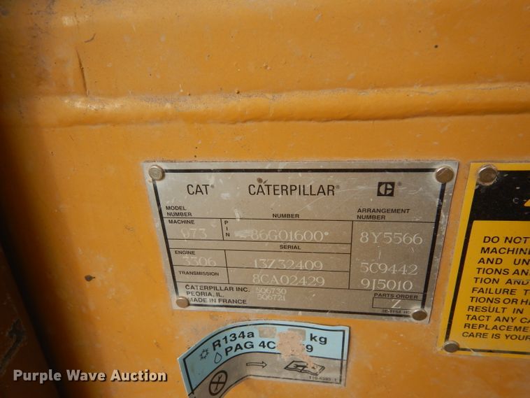 image for item DD3037 1995 Caterpillar 973 LGP track loader