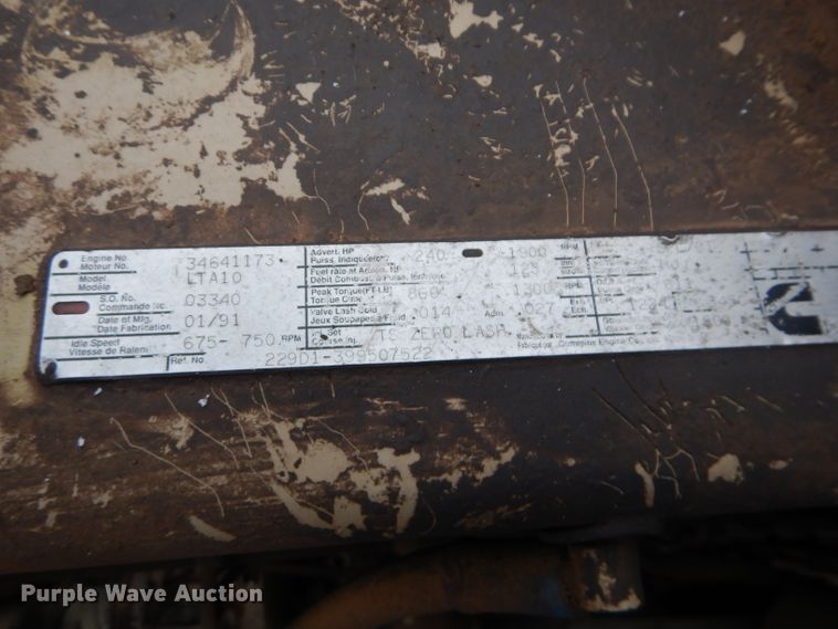 image for item DH4330 1991 Peterbilt 378 water truck