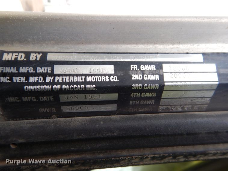 image for item DH4330 1991 Peterbilt 378 water truck