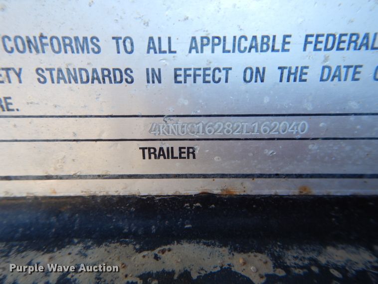 image for item DH4341 2002 Contrail C12 equipment trailer