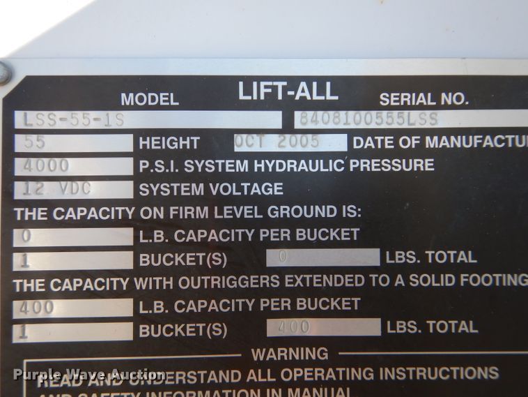 image for item DH4344 2006 Ford F750 Super Duty forestry bucket truck