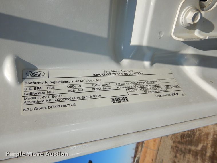 image for item DH4346 2013 Ford F550 Super Duty bucket truck