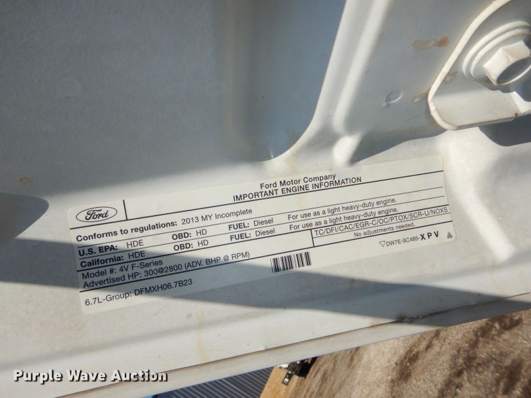 image for item DH4348 2013 Ford F550 Super Duty bucket truck