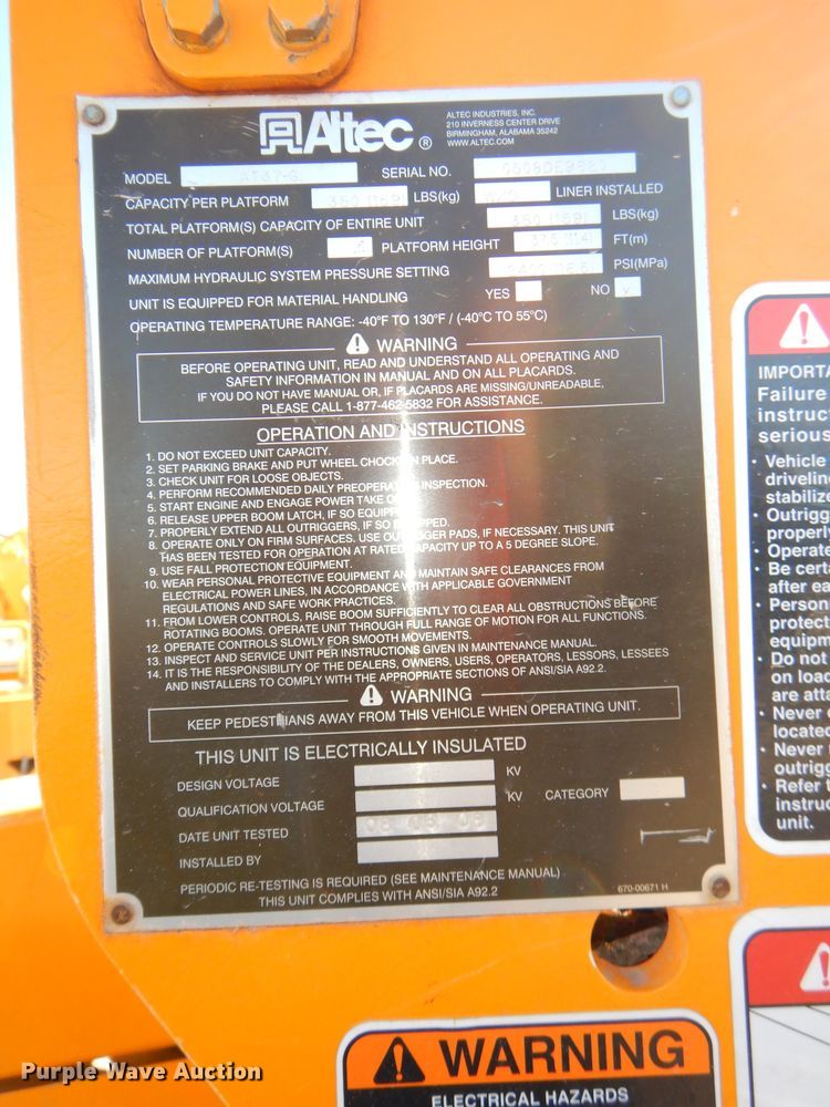 image for item DH4348 2013 Ford F550 Super Duty bucket truck