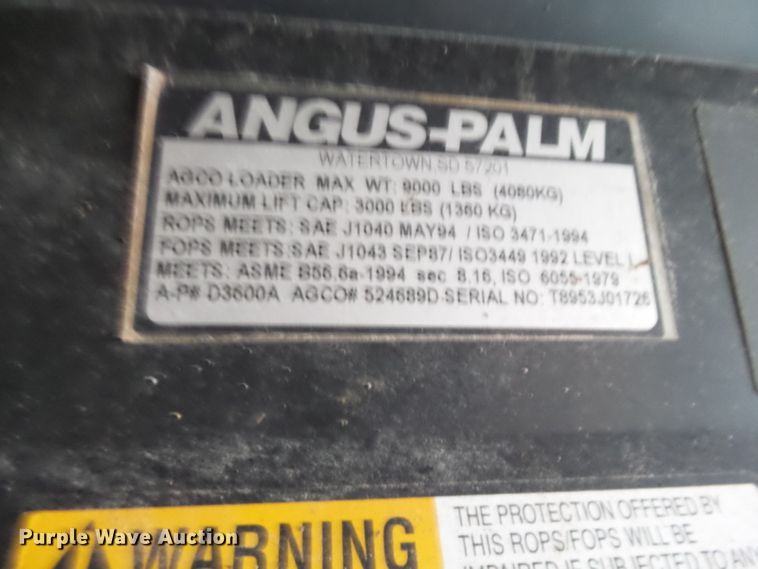 image for item DH7851 Willmar Wrangler 4550 wheel loader