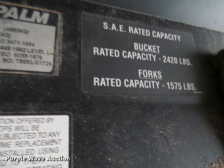 image for item DH7851 Willmar Wrangler 4550 wheel loader