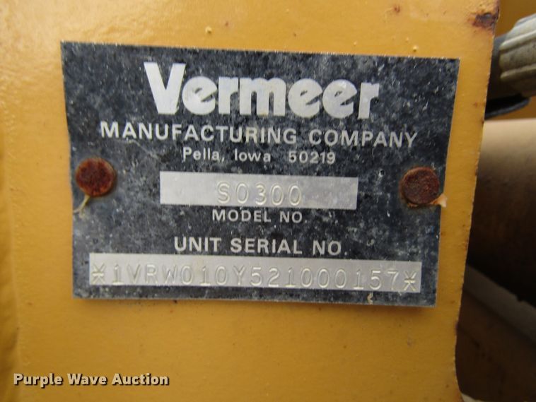 image for item DH8435 2002 Vermeer RT850 trencher