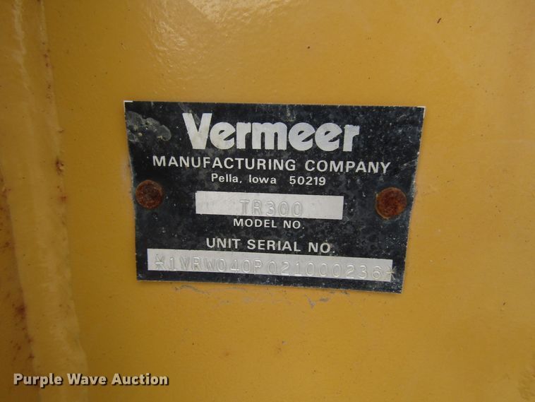image for item DH8435 2002 Vermeer RT850 trencher