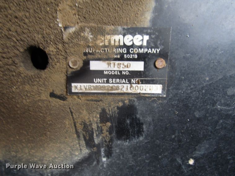 image for item DH8435 2002 Vermeer RT850 trencher