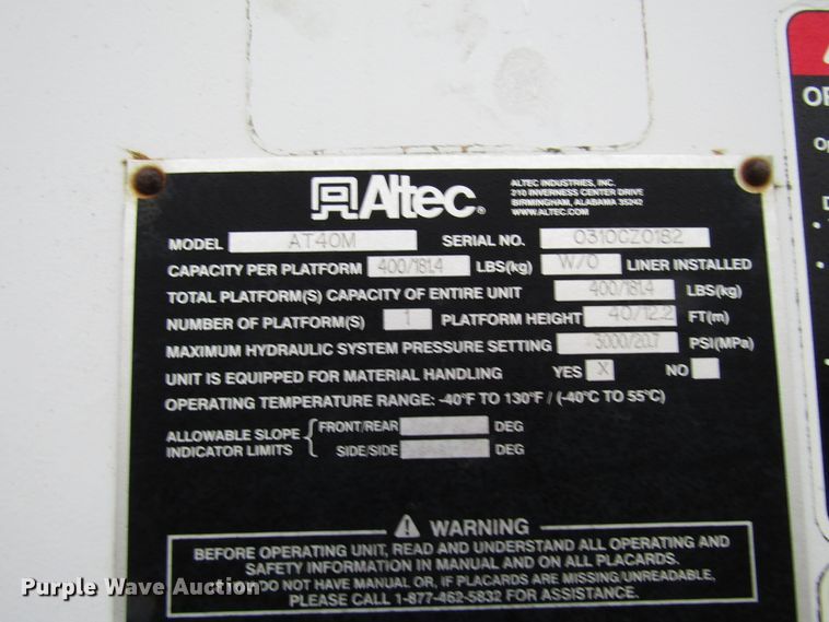 image for item DH8437 2010 Dodge Ram 5500 bucket truck