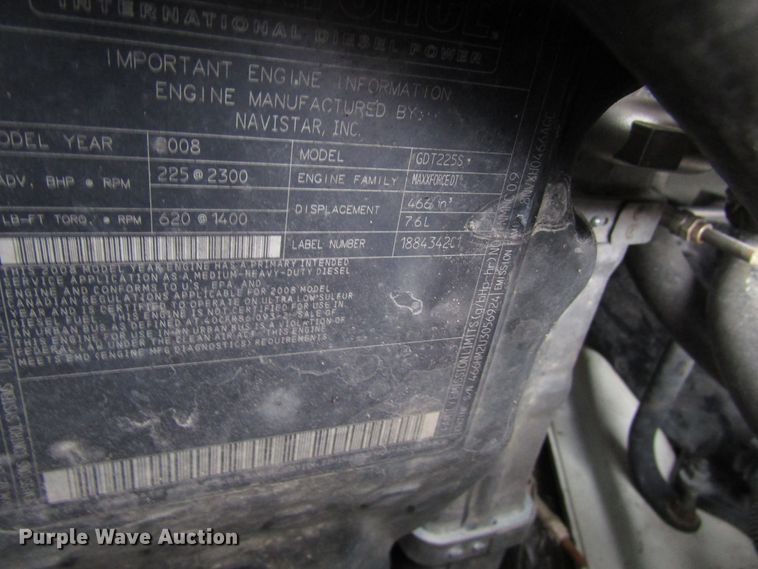 image for item DH8438 2009 International 4300 bucket truck