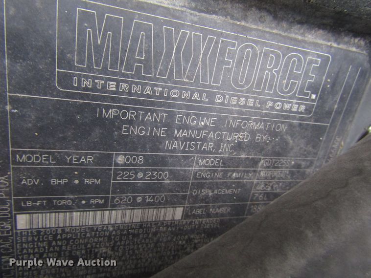 image for item DH8438 2009 International 4300 bucket truck