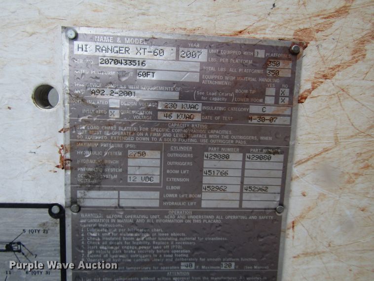 image for item DH8441 2008 International 4300 forestry bucket truck