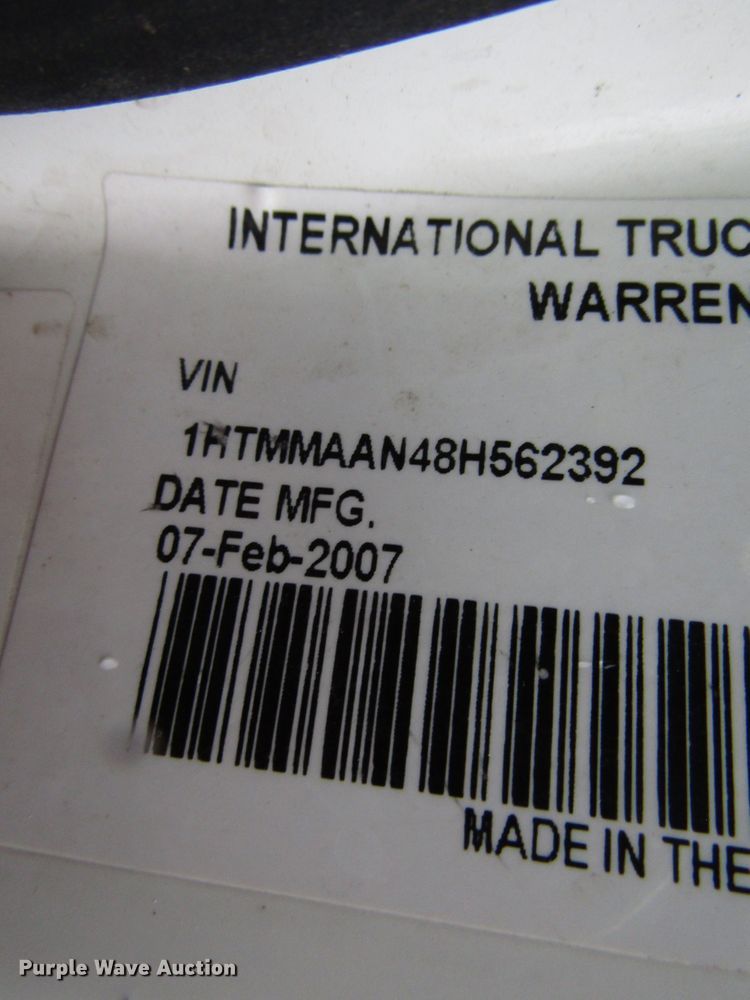 image for item DH8441 2008 International 4300 forestry bucket truck